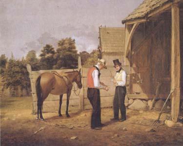 William Sidney Mount The Horse Trade (mk13) oil painting picture